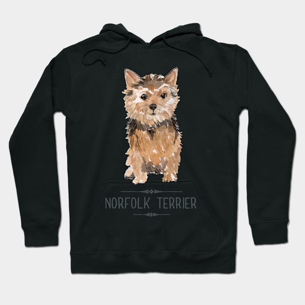 Norfolk Terrier Hoodie by bullshirter